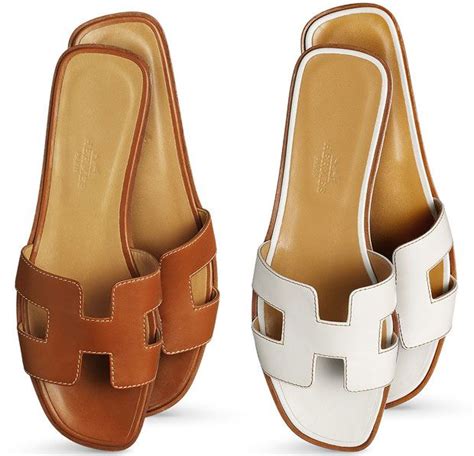 hermes slippers bruin dames|Hermes sandals for women.